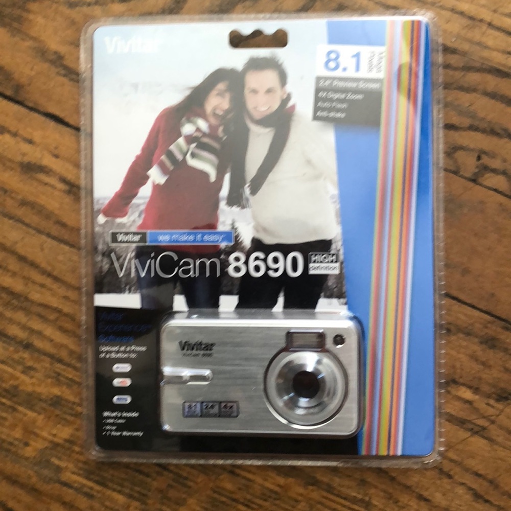 New camera vivitar 8.1 meg pix up load to your